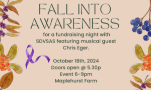 give back with Fall into Awareness